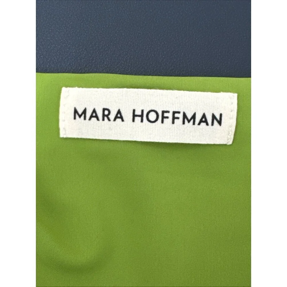 Mara Hoffman Women's L KAY‎ CICORIA Green Bikini Swim Bottom NWT UPF 50+